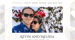 Desktop Screenshot of melissa-kevin.com